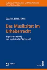 Abbildung von: Das Musikzitat im Urheberrecht - Facultas