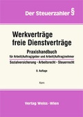 Cover: Werkvertr&auml;ge, freie Dienstvertr&auml;ge 2018 - Weiss-Vlg