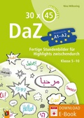 Cover: 30 x 45 Minuten - DaZ - Niveaustufe A1-A2 - Verlag an der Ruhr