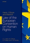 Cover: Harris, O'Boyle, and Warbrick: Law of the European Convention on Human Rights - Oxford University Press