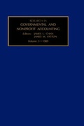 Cover: Research in Governmental and Nonprofit Accounting - JAI Press Inc.