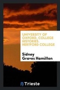 Cover: Hertford College - Trieste Publishing