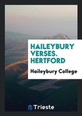Cover: Haileybury Verses - Trieste Publishing