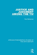 Cover: Justice and Judgment Among the Tiv - Routledge