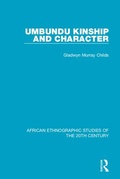 Cover: Umbundu Kinship and Character - Routledge