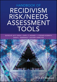 Enlarge image Cover: Handbook of Recidivism Risk / Needs Assessment Tools - Wiley-ISTE