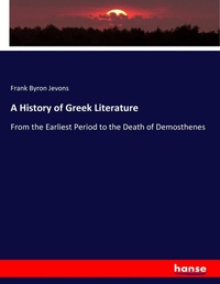 Enlarge image Cover: A History of Greek Literature - Hansebooks