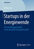 Cover: Startups in der Energiewende - Springer Gabler