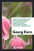 Cover: Joseph-Ignace Guillotin (1738-1814) - Trieste Publishing