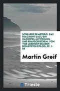 Cover: Schillers Demetrius - Trieste Publishing
