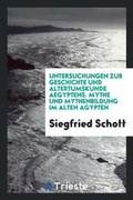 Cover: Untersuchungen Zur Geschichte Und Altertumskunde Aegyptens - Trieste Publishing