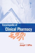 Cover: Encyclopedia of Clinical Pharmacy - CRC Press