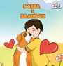 Cover: Boxer and Brandon (Portuguese children's book) - KidKiddos Books Ltd.