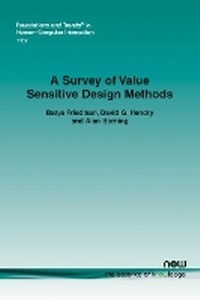 Enlarge image Cover: A Survey of Value Sensitive Design Methods - now publishers Inc