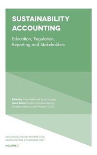 Enlarge image Cover: Sustainability Accounting - Emerald Publishing Limited