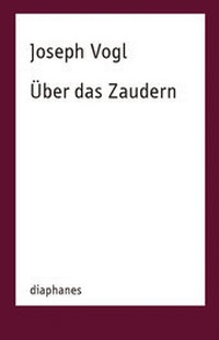 Enlarge image Cover: Über das Zaudern - Diaphanes