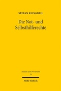 Bild: Die Not- und Selbsthilferechte - Mohr Siebeck