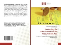 Abbildung von: Evaluating the Effectiveness of the Procurement Acts - Éditions universitaires européennes