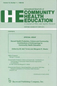 Enlarge image Cover: Sexual Health Protection, Culture and Community - Baywood Publishing Company Inc