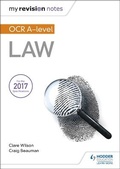Cover: My Revision Notes: OCR A Level Law - Hodder Education