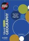 Cover: Need to Know: Edexcel A-level Geography - Hodder Education