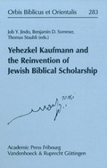 Cover: Yehezkel Kaufmann and the Reinvention of Jewish Biblical Scholarship - Vandenhoeck & Ruprecht