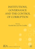 Cover: Institutions, Governance and the Control of Corruption - Palgrave Macmillan