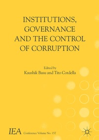 Enlarge image Cover: Institutions, Governance and the Control of Corruption - Palgrave Macmillan
