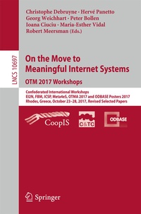 Abbildung von: On the Move to Meaningful Internet Systems. OTM 2017 Workshops - Springer