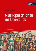 Cover: Musikgeschichte im &Uuml;berblick - UTB