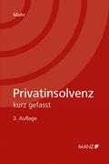 Cover: Privatinsolvenz - Manz