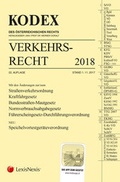 Cover: KODEX Verkehrsrecht 2018 - LexisNexis Verlag ARD ORAC GmbH