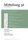 Cover: Theorien des Kapitalismus - Hamburger Edition