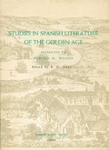 Cover: Studies in Spanish Literature of the Golden Age - Tamesis Books