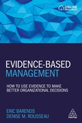 Cover: Evidence-Based Management - Kogan Page Ltd