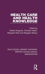 Cover: Health Care and Health Knowledge - Routledge