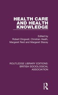Cover: Health Care and Health Knowledge - Routledge