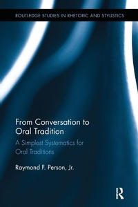 Enlarge image Cover: From Conversation to Oral Tradition - Routledge