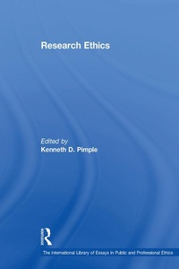 Enlarge image Cover: Research Ethics - Routledge