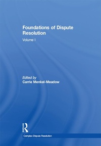 Abbildung von: Foundations of Dispute Resolution - Routledge