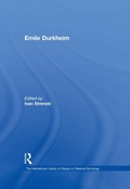 Cover: Emile Durkheim - Routledge