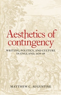 Enlarge image Cover: Aesthetics of Contingency - Manchester University Press