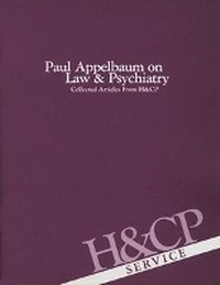 Abbildung von: Paul Appelbaum on Law and Psychiatry - American Psychiatric Association Publishing