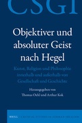 Cover: Objektiver und absoluter Geist nach Hegel - Brill