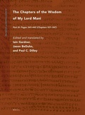 Cover: The Chapters of the Wisdom of My Lord Mani - Brill