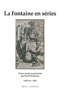 Cover: La Fontaine en series - Brill