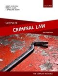 Cover: Complete Criminal Law - Oxford University Press