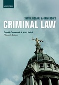 Cover: Smith, Hogan, & Ormerod's Criminal Law - Oxford University Press