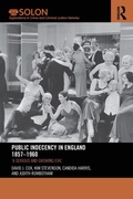 Cover: Public Indecency in England 1857-1960 - Routledge