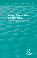 Cover: Routledge Revivals: What's Wrong With Ethnography? (1992) - Routledge